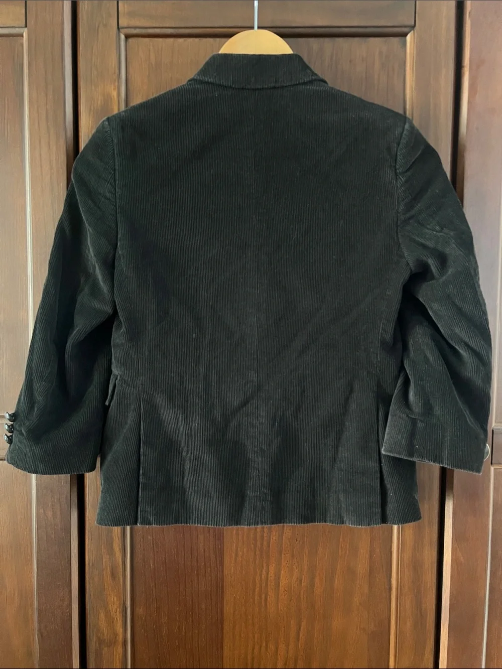 Lauren Ralph Lauren Boys Black Corduroy Blazer Jacket Size 8 Regular